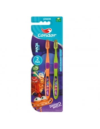 CONDOR HIG ESC DENTE INF DIVERTIDAMENTE JR-PACK C/2 / 8260-0