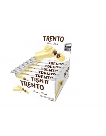 PECCIN WAFER TRENTO 16X29G DARK BRANCO