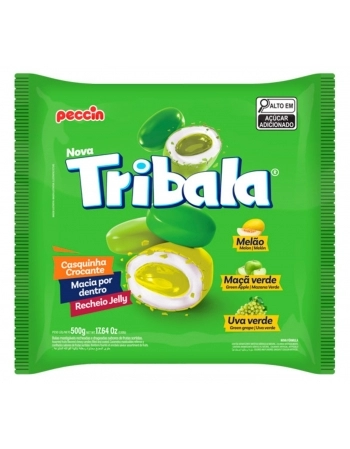 PECCIN BALA TRIBALA 500G SORTIDA VERDE