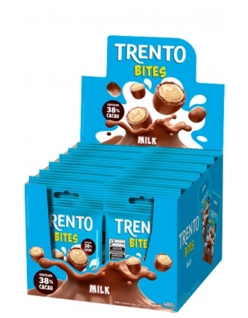 PECCIN WAFER BITES MILK 12X40G