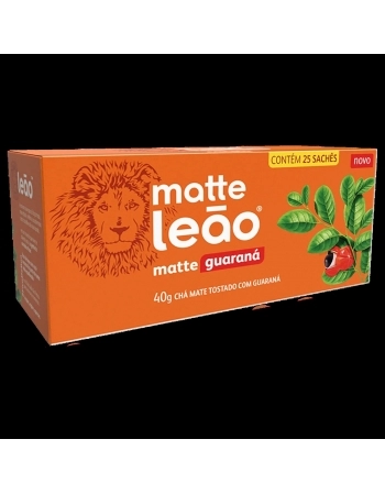 LEAO CHA MATTE SAQ. GUARANA 25 SAQ / 30G