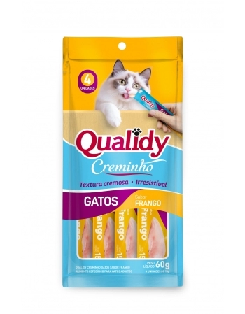QUALIDY GATOS CREMINHO 60G FRANGO