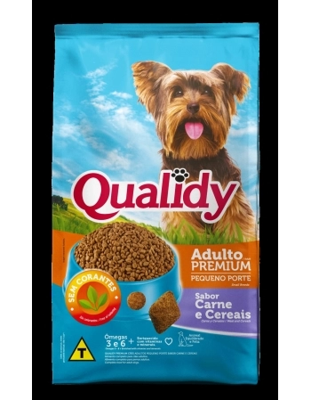 QUALIDY CAES ADULTO PEQ PORTE PORTE CARNE 20KG