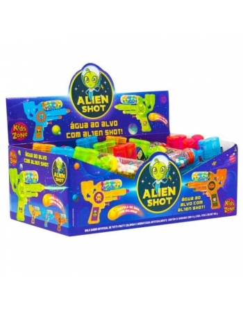 KIDSZONE BALA C/ PISTOLA LANÇA-AGUA TUTTI FRUTTI 14G