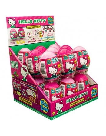 KIDSZONE BRINQ. OVINHO SURPRESA HELLO KITTY MORANGO / 1061