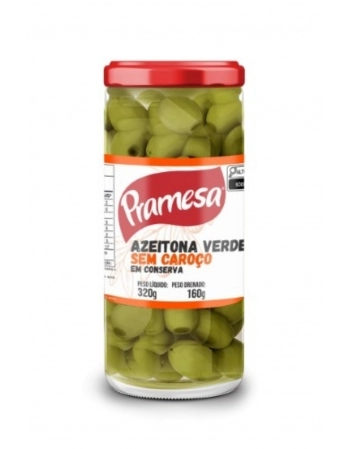 PRAMESA AZEITONA VERDE VIDRO 160G S/ CAROCO