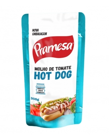 PRAMESA MOLHO TOMATE POUCH 300G HOT DOG