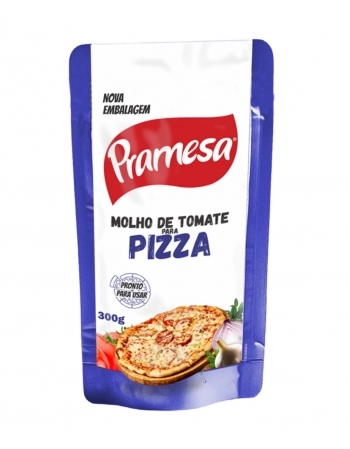 PRAMESA MOLHO TOMATE POUCH 300G PIZZA
