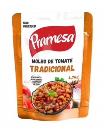PRAMESA MOLHO TOMATE POUCH 1,7KG REFOGADO