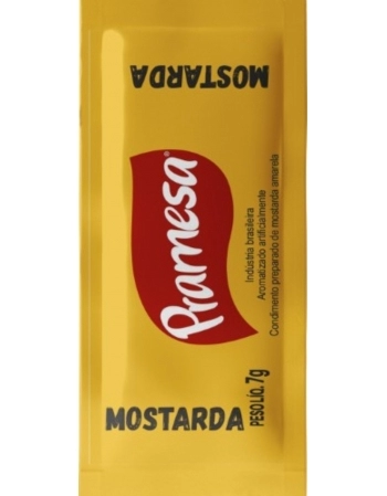 PRAMESA SACHE 7G MOSTARDA AMARELA C/144 UNID