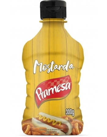 PRAMESA MOSTARDA BISNAGA 300G AMARELA
