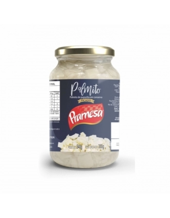 PRAMESA CONSERVA PALMITO PUPUNHA PICADO VIDRO 300G