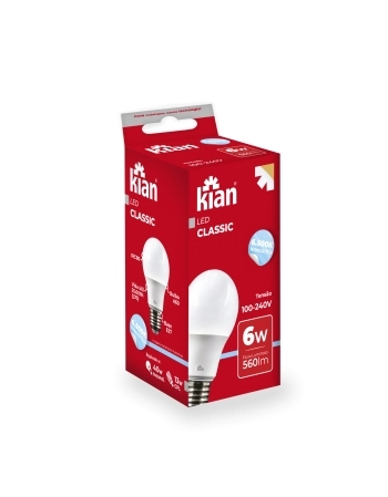 KIAN LAMPADA LED 6W 6500K