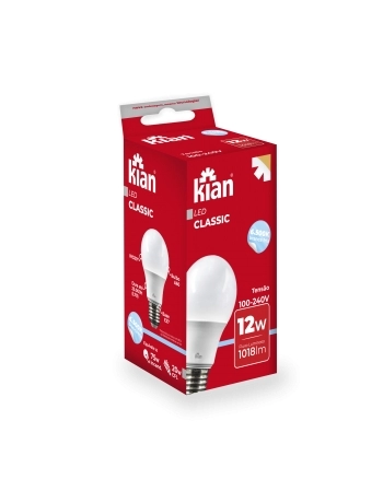 KIAN LAMPADA LED 12W 6500K
