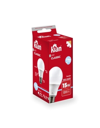 KIAN LAMPADA LED 15W 6500K