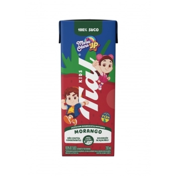 TIAL SUCO 100% KIDS 200ML MORANGO MARIA CLARA & JP HISTORIAS