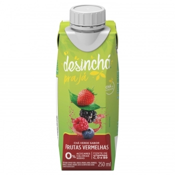 TIAL DESINCHA CHA VERDE 250ML FRUTAS VERMELHAS