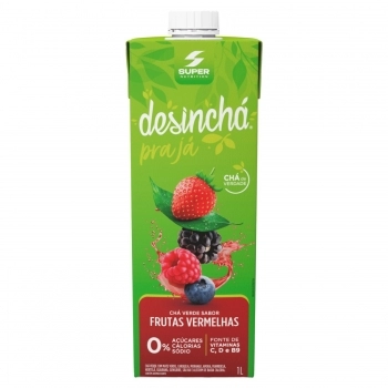 TIAL CHA VERDE DESINCHA 1000ML FRUTAS VERMELHAS