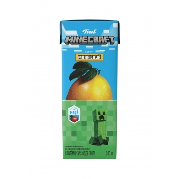 TIAL SUCO / REFRESCO MINECRAFT 200ML MARACUJA