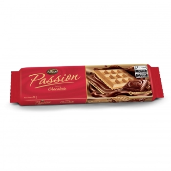 BAGLEY BISC. WAFER PASSION CHOCOLATE C/ RECH CHOC 80G