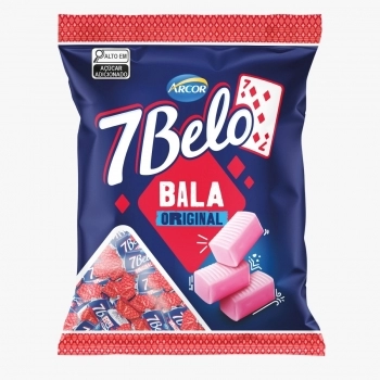 ARCOR SM 7BELO BALA FRAMBOESA 90G