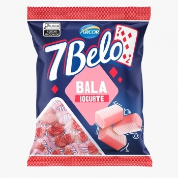 BALA 7BELO IOGURTE 30X90G