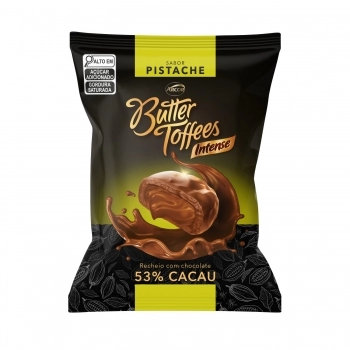 ARCOR SM BALA BUTTER TOFFEES INTENSE 53% PISTACHE 90G