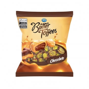 ARCOR BALA BUTTER TOFFEES CHOCOLATE 400G