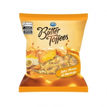 ARCOR BALA BUTTER TOFFEES MARACUJA 400G