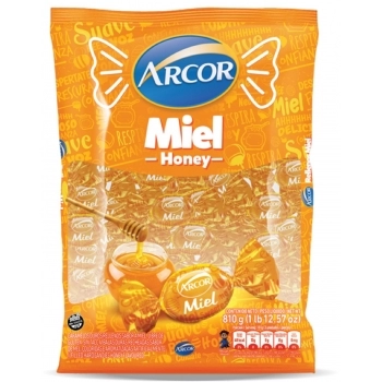 ARCOR BALA RECHEADA DE MEL 600G
