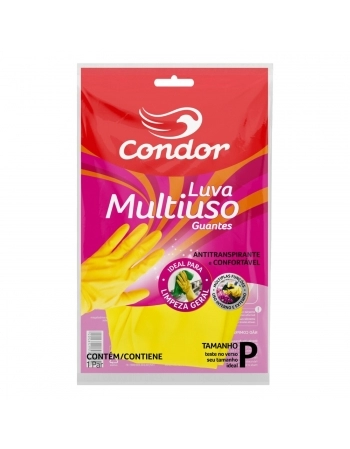 CONDOR LIMP LUVAS M. USO PARES TAM \"P\"