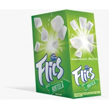 ARCOR CHICLE FLICS HORTELA DP/12 UNID