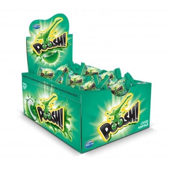 CHICLE POOSH HORTELÃ 18X200G