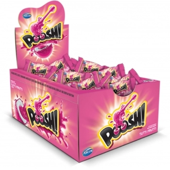 ARCOR CHICLE POOSH TUTTI-FRUTTI 200G