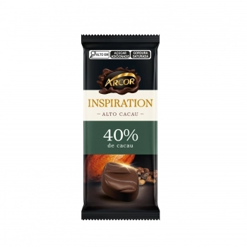 ARCOR TABLETE INSPIRATION CHOC 40% AMARGO 12X80G
