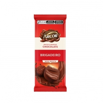ARCOR TABLETE CHOC BRIGADEIRO 12X80G
