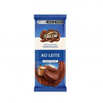 ARCOR TABLETE CHOC AO LEITE 12X80G