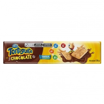 BAGLEY BISC. TORTUGUITA QD RECH. CHOCOLATE 130G