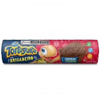 BAGLEY BISC. TORTUGUITA RECH. BRIGADEIRO 120G