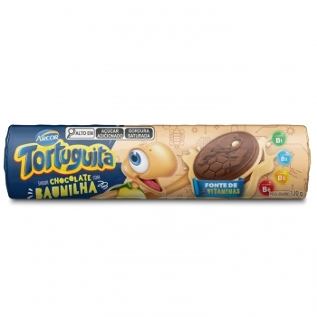 BAGLEY BISC. TORTUGUITA RECH. BAUNILHA 120G