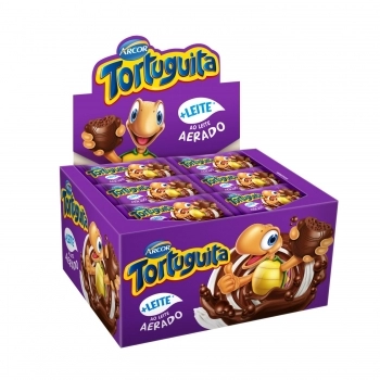 ARCOR TORTUGUITA CHOC AO LEITE A-IRADA 24X11,5G