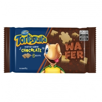 BAGLEY BISC. TORTUGUITA WAFER RECH CHOCOLATE 85G