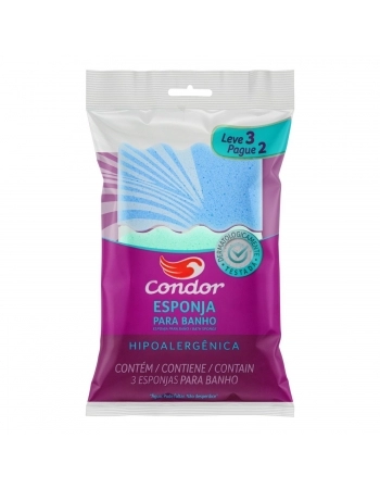 CONDOR BEL ESPONJA BANHO BASICA L3 PG2 / 8301