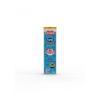 CIMED CARMED GEL DENTAL C/FLUOR 70G FINI DENTADURAS FRAMBOESA E MORANGO