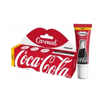 CIMED CARMED HIDRAT. LABIAL 10G COCA COLA VERMELHO