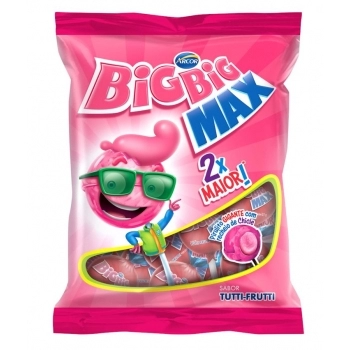 ARCOR PIRULITO BIG BIG MAX TUTTI-FRUTTI RECH CHICLE 600G
