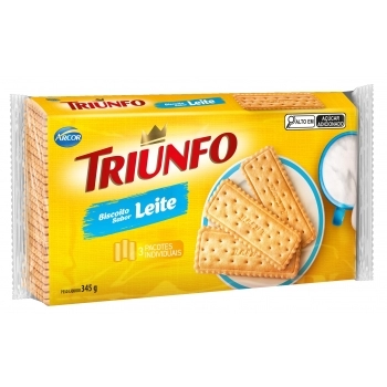 BAGLEY BISC. TRIUNFO PACK LEITE 345G