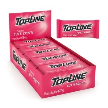 ARCOR CHICLE TOP LINE TUTTI-FRUTTI 20UN