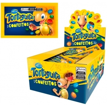 ARCOR CONFEITO TORTUGUITA CHOCOLATE 12X40G