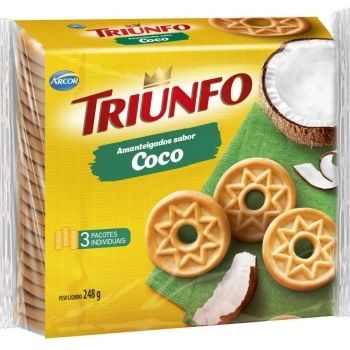 BAGLEY BISC. TRIUNFO AMANTEIGADO COCO 248G